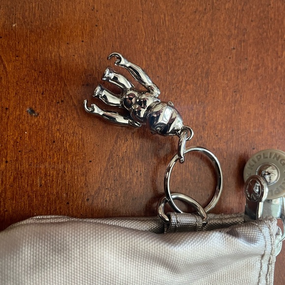 KIPLING Creativity Large Zip Metallic Pouch Multifunction Organizer/Wallet. NWOT - Picture 3 of 6